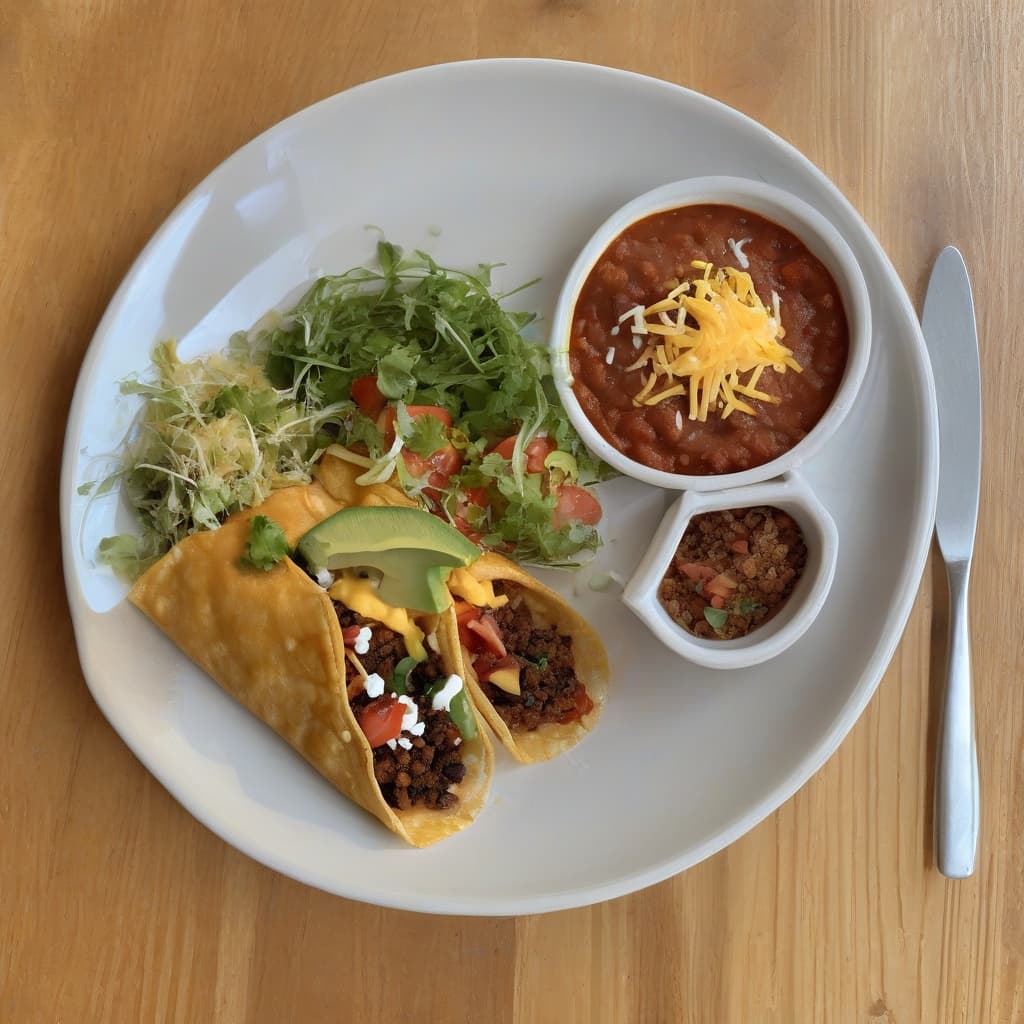 #9 Enchilada, Flauta and Taco