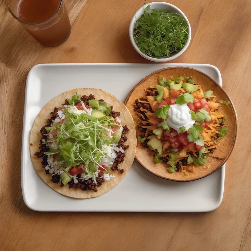 #12 Tostada and Taco